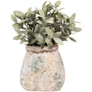 Clayre & Eef 6TE0532M Vaso da fiori 14x14x13 cm