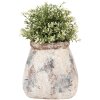 Clayre & Eef 6TE0532S Vaso da fiori 10x10x10 cm