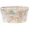 Clayre & Eef 6TE0533M Vaso da fiori Beige Verde 22x13x11 cm