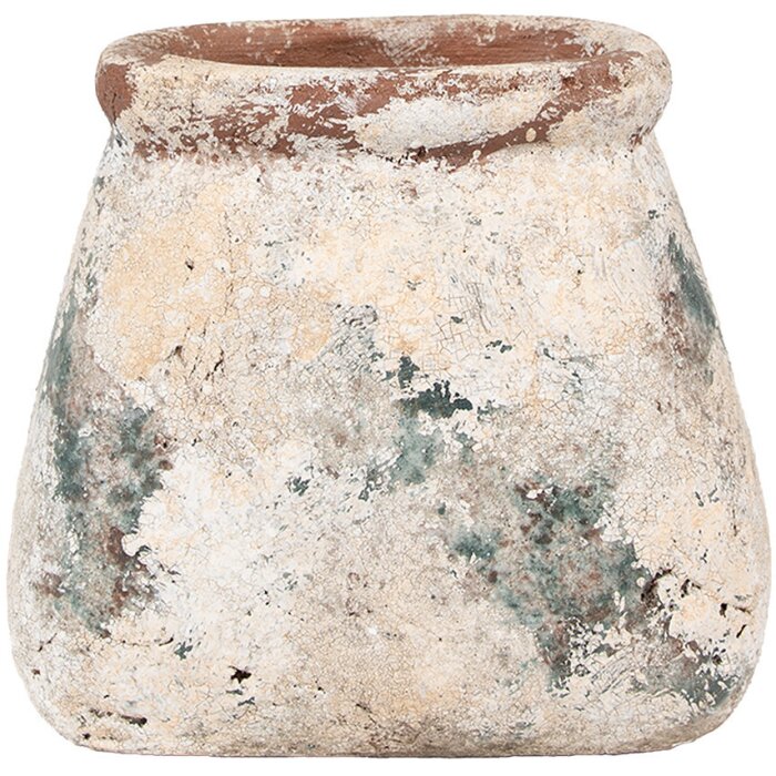 Clayre & Eef 6TE0536L Vaso da fiori 22x15x19 cm