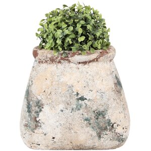 Clayre & Eef 6TE0536L Vaso da fiori 22x15x19 cm