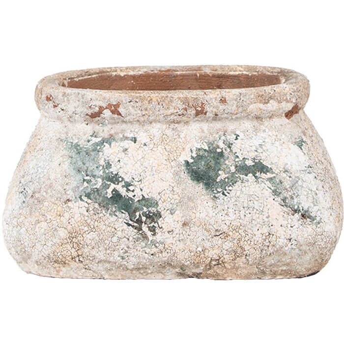 Clayre & Eef 6TE0536S Vaso da fiori 17x13x9 cm