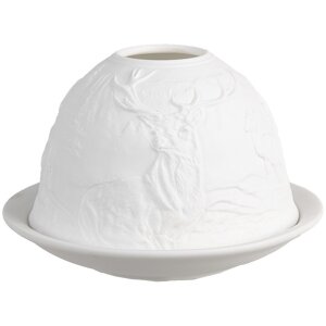 Clayre & Eef 6CE1812 Portacandele Ø 12x8 cm...