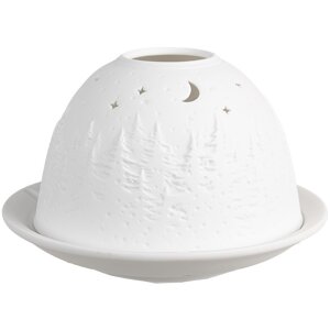 Clayre & Eef 6CE1817 Portacandele Ø 12x8 cm...