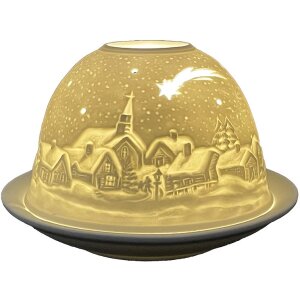 Clayre & Eef 6CE1819 Portacandele Ø 12x8 cm...