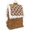 Clayre & Eef 6MG0054 Decorazione casa di pan di zenzero con LED 22x18x39 cm