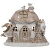 Clayre & Eef 6PR4165 Decorazione Casa dei Nani con LED 18x11x15 cm
