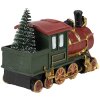Clayre & Eef 6PR4335 Decorazione locomotiva 11x5x7 cm verde rosso oro