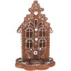 Clayre & Eef 6PR4344 Decorazione casa di pan di zenzero con LED 13x13x20 cm