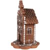 Clayre & Eef 6PR4344 Decorazione casa di pan di zenzero con LED 13x13x20 cm