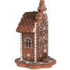 Clayre & Eef 6PR4344 Decorazione casa di pan di zenzero con LED 13x13x20 cm