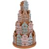 Clayre & Eef 6PR4350 Casetta decorativa con LED Ø 18x33 cm 3xAAA