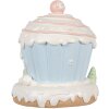 Clayre & Eef 6PR4354 Casetta decorativa con LED Ø12x14 cm 3xAAA