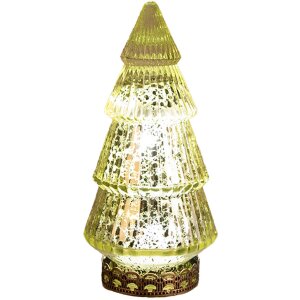 Clayre & Eef 6GL4569GR Albero di Natale con LED Verde...