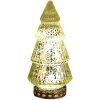 Clayre & Eef 6GL4569GR Albero di Natale con LED Verde Ø 7x16 cm