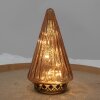 Clayre & Eef 6GL4571KO Albero di Natale a LED Ø 11x19 cm rame
