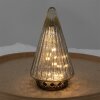 Clayre & Eef 6GL4571ZI Albero di Natale con LED Ø 11x19 cm argento