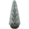 Albero di Natale LED Clayre & Eef Ø 11x24 cm vetro argento