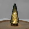 Clayre & Eef 6GL4580 Albero di Natale con LED Ø 11x24 cm Verde