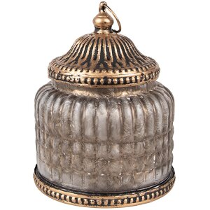 Clayre & Eef 6GL4598 Decorazione in vetro con LED...