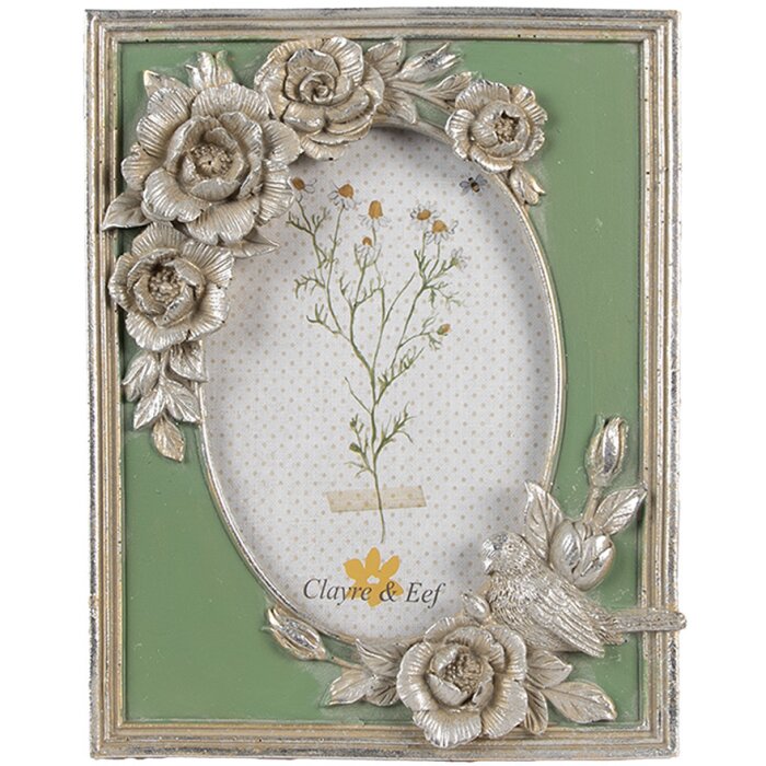 Clayre & Eef 2F1116 Portafoto color argento 16x2x21 cm 10x15 cm