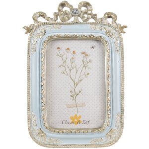 Clayre & Eef 2F1119 Portafoto blu 17x2x24 cm / 10x15 cm