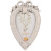 Clayre & Eef 2F1120 Portafoto a forma di cuore Bianco 14x2x22 cm 10x15 cm