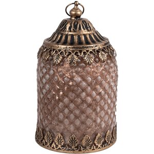 Clayre & Eef 6GL4600 Decorazione con LED in bronzo...