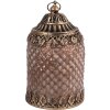 Clayre & Eef 6GL4600 Decorazione con LED in bronzo Ø 10x16 cm