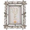 Clayre & Eef 2F1123 Portafoto 21x2x26 cm Argento Design Farfalla