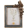 Clayre & Eef 2F1124 Portafoto oro-blu 16x3x23 cm / 10x15 cm