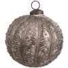 Clayre & Eef 6GL4534S Guaina per albero di Natale argento Ø 10x10 cm