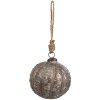 Clayre & Eef 6GL4534XS Bomboniere per albero di Natale Ø 8x8 cm argento