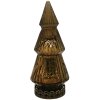 Clayre & Eef 6GL4587 Albero di Natale con LED Ø 7x16 cm