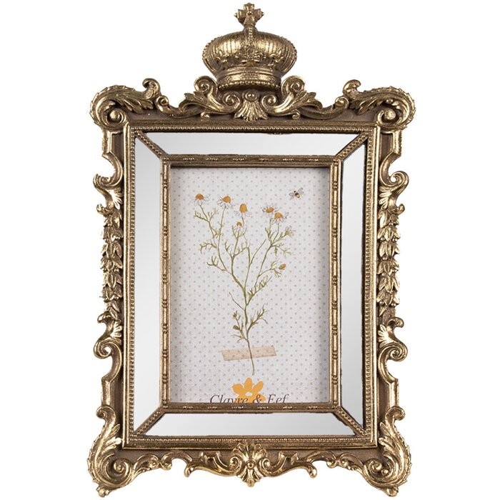 Clayre & Eef 2F1130 Portafoto Oro 21x3x32 cm 13x18 cm