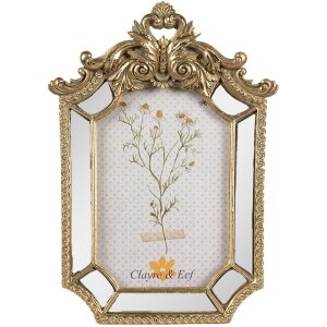 Clayre & Eef 2F1132 Portafoto 15x3x22 cm Oro