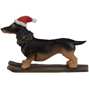 Clayre & Eef 6PR4173 Decorazione Statua Cane Bassotto...