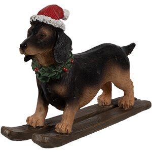 Clayre & Eef 6PR4173 Decorazione Statua Cane Bassotto...