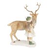 Clayre & Eef 6PR4187 Decorazione bambino con cervo 17x12x22 cm