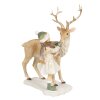 Clayre & Eef 6PR4187 Decorazione bambino con cervo 17x12x22 cm