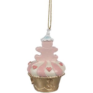 Clayre & Eef 6PR4207 Gruccia biscotto oro rosa...