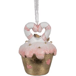 Clayre & Eef 6PR4210 Gruccia biscotto oro rosa...