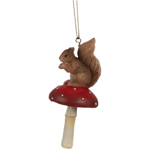 Clayre & Eef 6PR4233 Appendino decorativo scoiattolo...