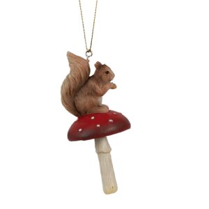 Clayre & Eef 6PR4233 Appendino decorativo scoiattolo...