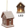 Clayre & Eef 6PR4358 Decorazione casa a sospensione con LED 8x6x10 cm