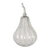 Clayre & Eef 6GL4545 Decorazione Zucca Ø 17x30 cm Argento trasparente