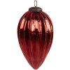 Clayre & Eef 6GL4547L Guaina per albero di Natale rossa Ø 9x16 cm