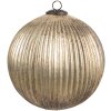 Clayre & Eef 6GL4549L Guaina per albero di Natale oro Ø 20x20 cm