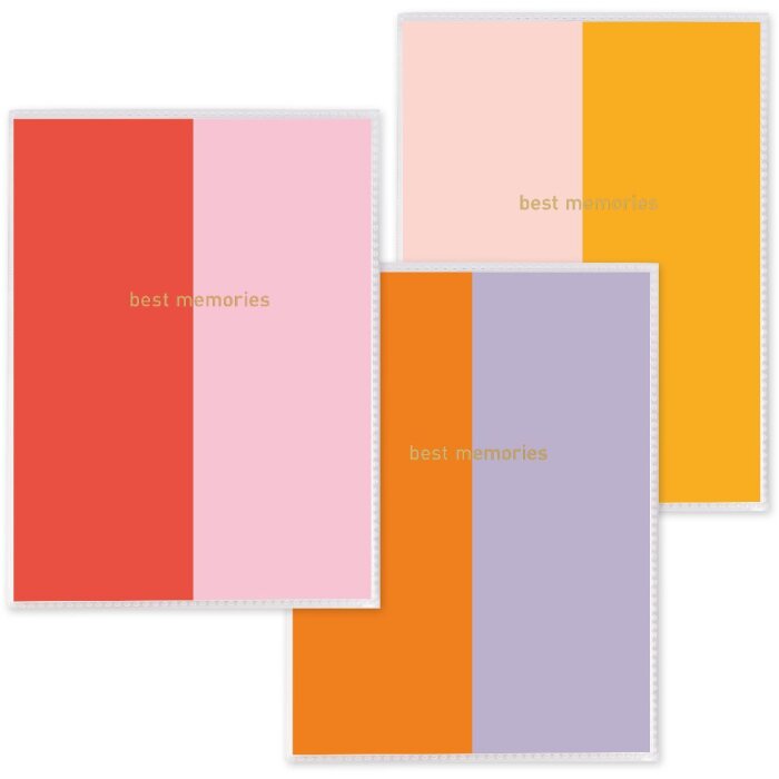 Album slip-in Goldbuch Coloration 32 foto 13x18 cm mix di colori