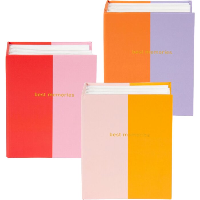 Album slip-in Goldbuch per 100 foto Colorazione 10x15 cm 3 design